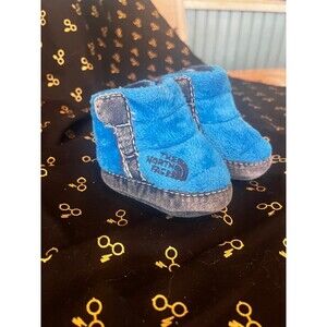 Northface baby boy booties boots blue size 1